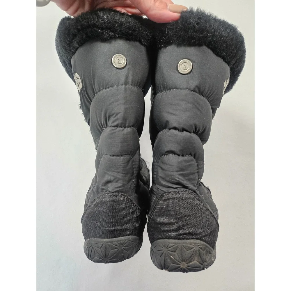 The North Face Black Faux Fur Winter Snow Boots IcePick Women's 7.5 Gorpcore
